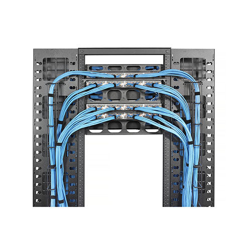 HM14C|HRZ CBL MGR,M SET,1U,4"EXT,CVR,BLK - ISTEN
